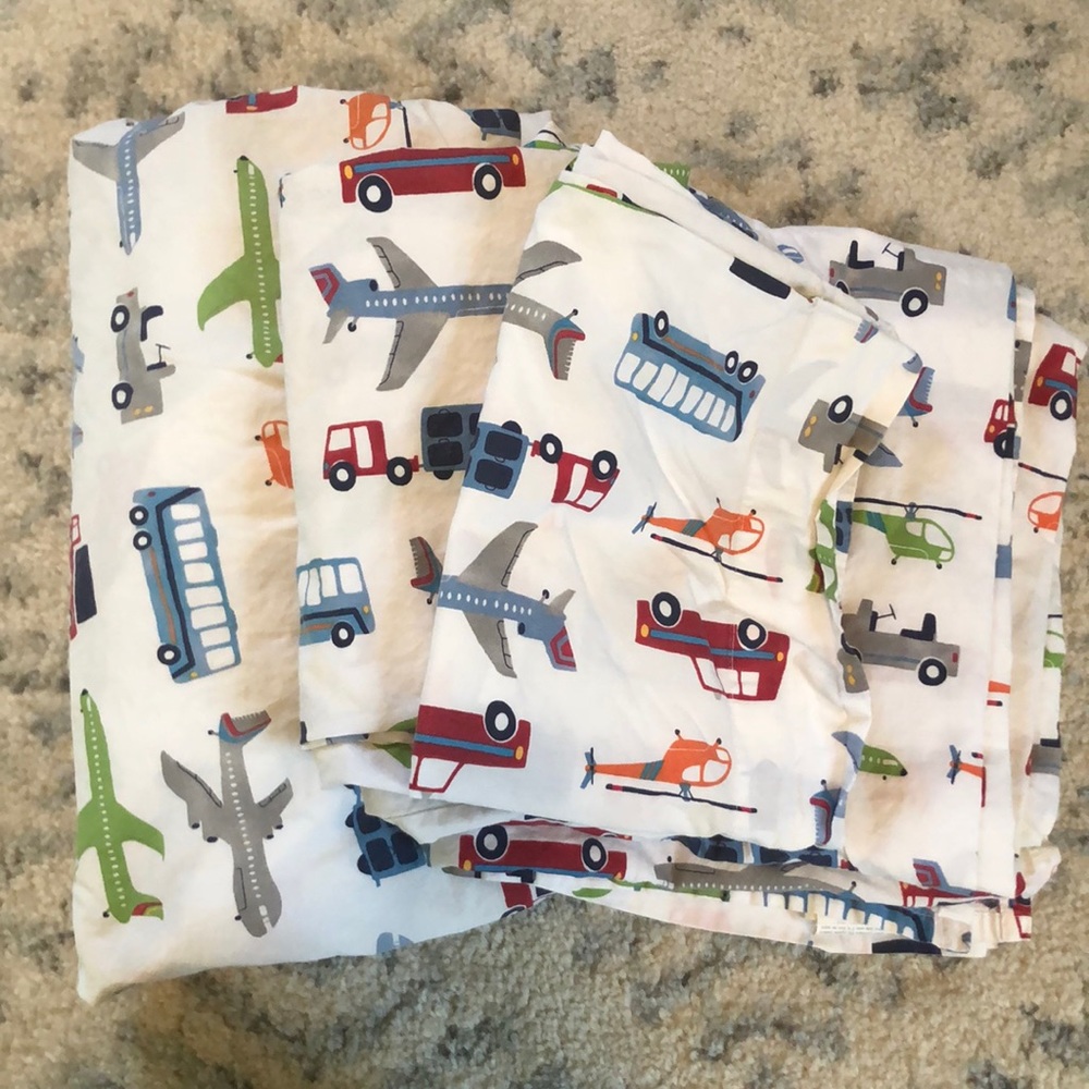 Pottery Barn full size bed sheets